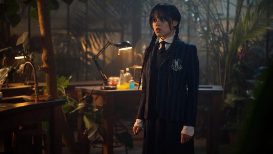 Кадр из 8 серии 1 сезона сериала «Уэнсдэй»